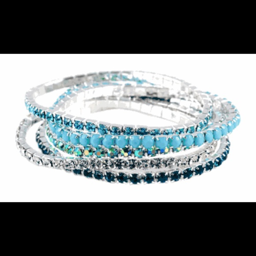Ultimate Stacker Bracelet Blues SO FUN & GORGEOUS!